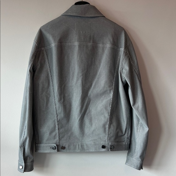 Fendi Signature Logo Shirt Jacket Gray - Picture 7 of 14